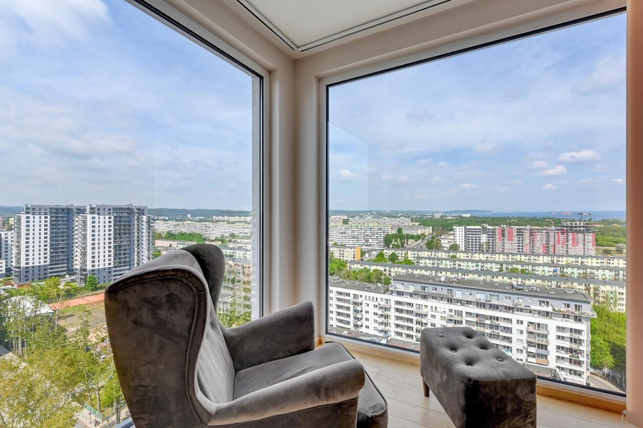 Top Floor Z Widokiem Na Morze By Downtown Apartments Гданск Екстериор снимка